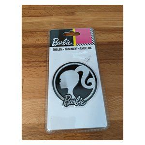 Barbie aluminum silhouette emblem car auto truck